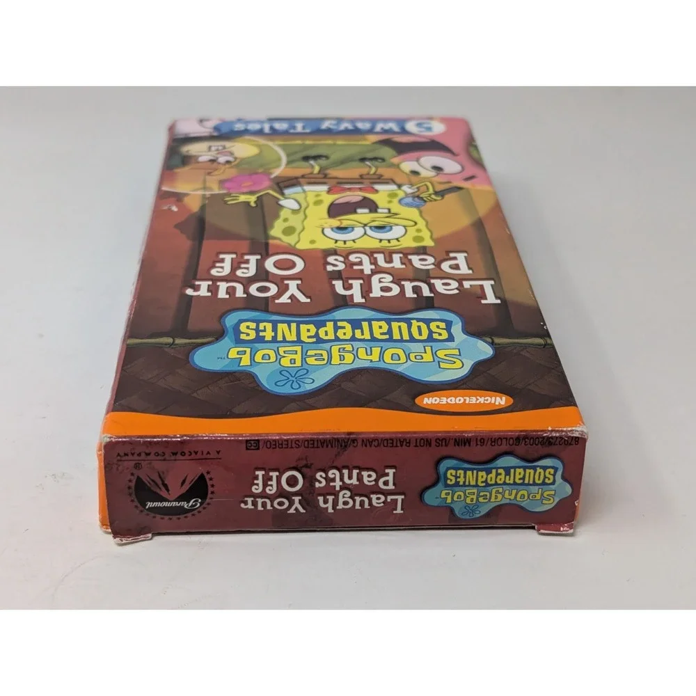 Spongebob Squarepants Laugh Your Pants Off‎ VHS 2003 Nickelodeon Cartoons Kids